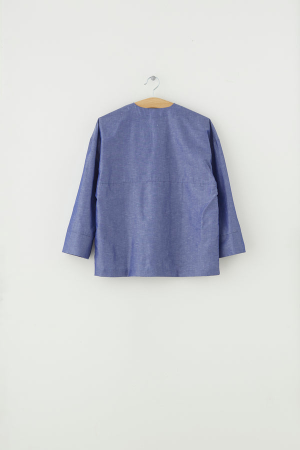 Edia shirt - blue melange