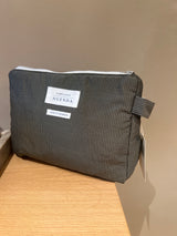 Pouch- cupro stripe