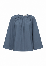 Silje top - dusty blue