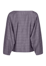 Ava top - wool check