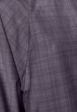 Ava top - wool check
