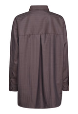 Elise shirt - brown check structure