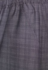 Luna pant - wool check