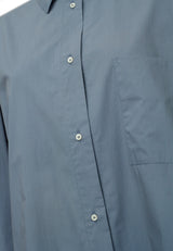 Alva shirt -dusty blue