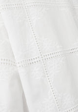Fiona top - white embroidery
