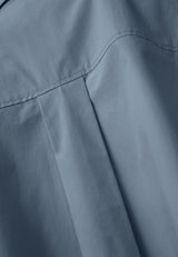 Froja shirt -dusty blue