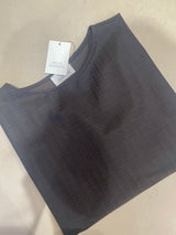 Fiona long sleeve top - Brown check structure