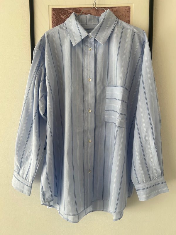 Alva shirt - light Blue stripe