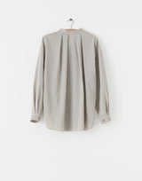 Agnes midi shirt - light grey stripe