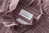 Manja long shirt - wine stripe