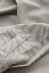 Agnes knee shirt - light grey stripe