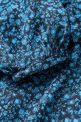 Villa ancle shirtdress- blue flower